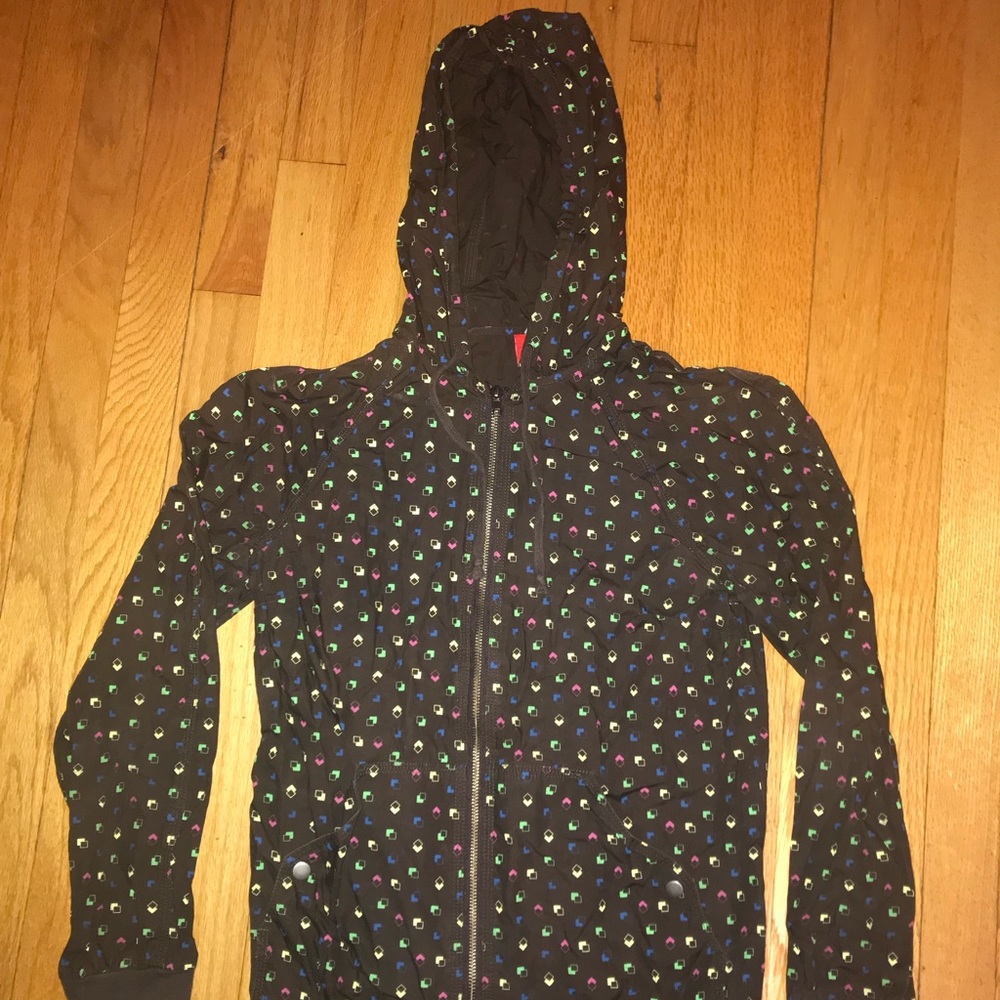 H&M Full Zip Brown Size 6 light Jacket girls junior womens back to school fun